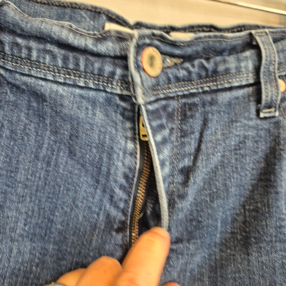 Levis 515 Jeans Womens 14M Bootcut Mid Rise Medium Wash Denim Outdoors Casual - Picture 11 of 16